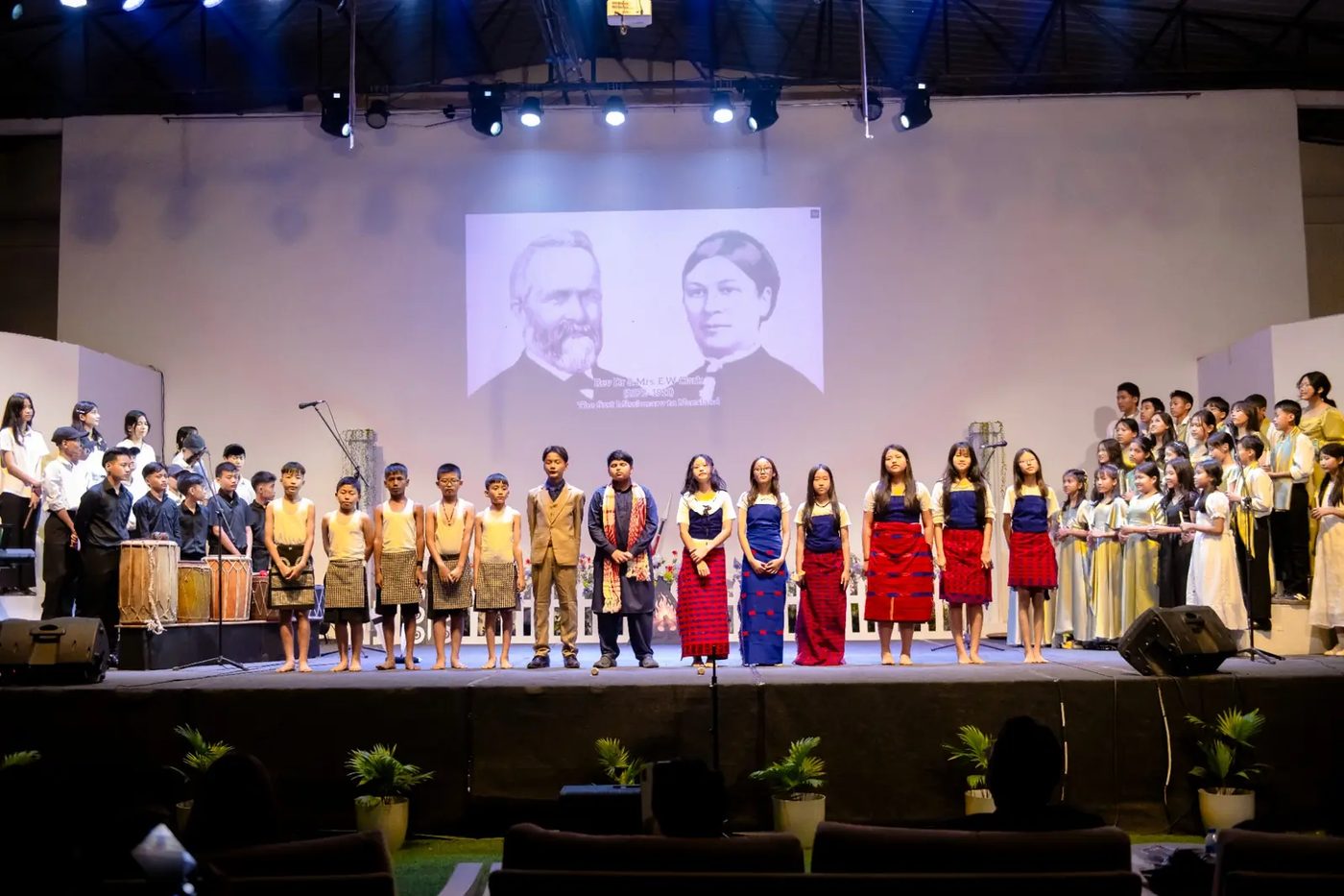 Grace Academy students performing together on Annual Day