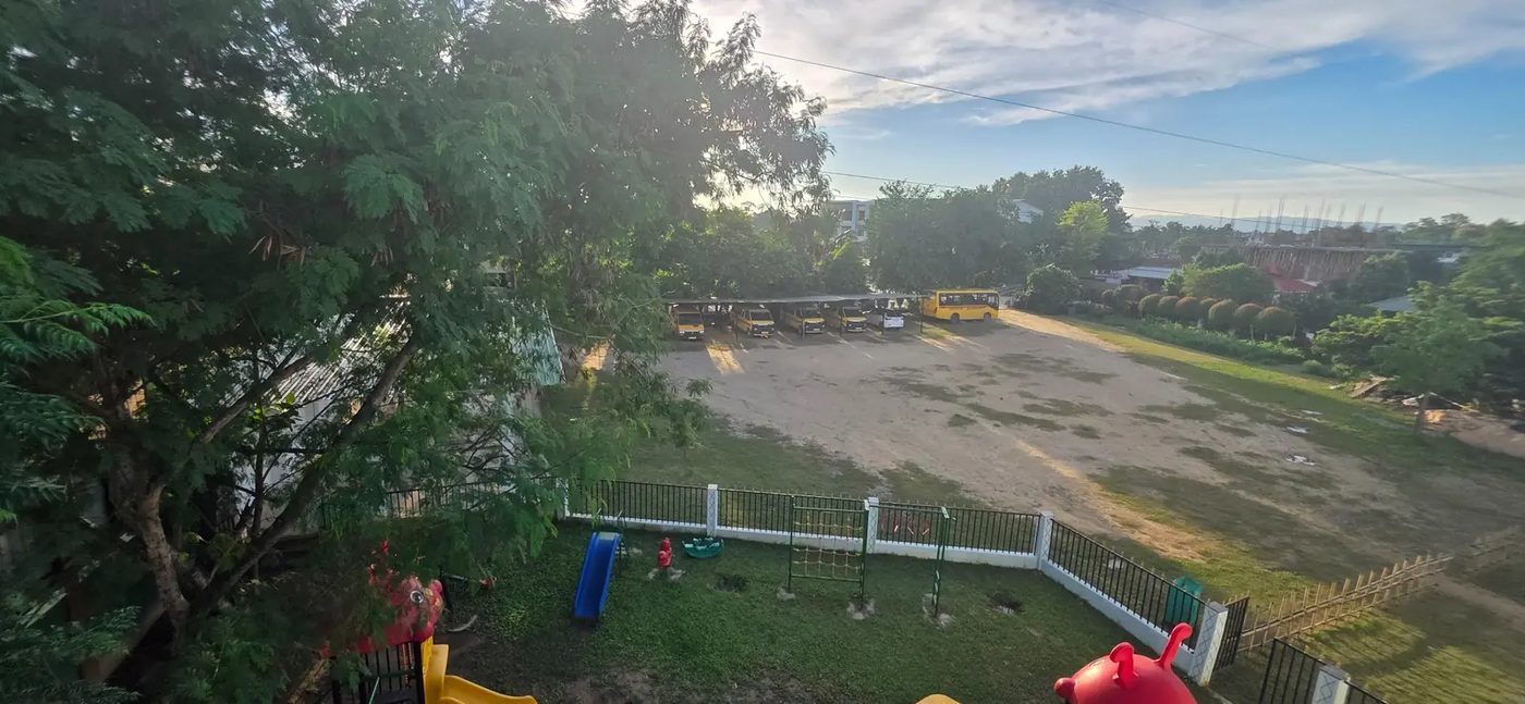 Playground and school grounds at Grace Academy